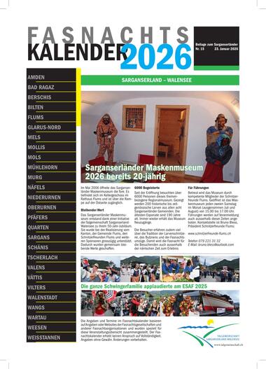 Fasnachtskalender 2026-01-23